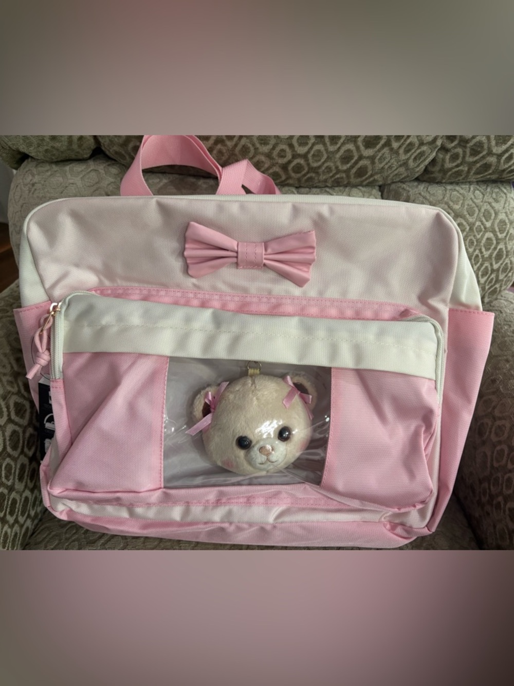 New Kawaii Bear Convertible Backpack / Bag NWTs